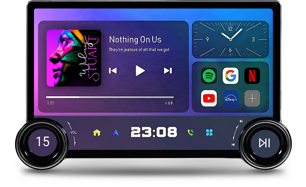 2K Diamond Touchscreen Car Display